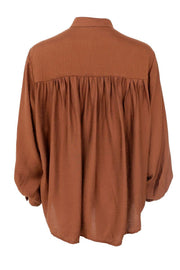 Laurel Shirt | Camel | Bluse fra Black Colour
