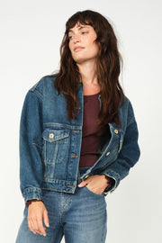 Mavi Denim Jacket | Blue | Jakke fra Mos Mosh