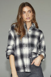 Moby Check Shirt 35900 | Black | Bluse fra Co'couture