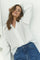 Shina Lace V-Shirt 35923 | Off white | Bluse fra Co'couture
