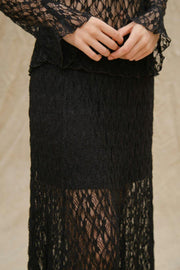 Mariya Lace Skirt | Black | Nederdel fra Neo Noir