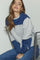 Candiz Denim Mix Sweat 37044 | Grey Melange | Sweatshirt fra Co'couture