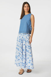 Svetlana D Top | Light Blue | Bluse fra Neo Noir