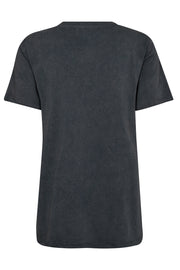 Faye O-SS Tee   | Salute Navy | T-shirt fra Mos Mosh