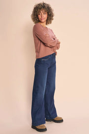 Dara True Jeans | Blue | Jeans fra Mos Mosh