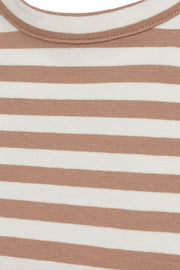 S242325 | Light Brown Striped | T-Shirt fra Sofie Schnoor