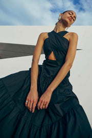 Poplin Dress | Black | Kjole fra Copenhagen Muse