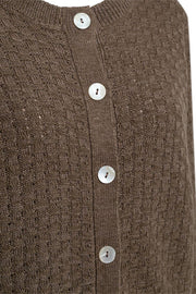 Jazz Cardigan 206456 | Morel Melange | Cardigan fra Freequent