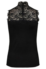 Lisa Lace Top | Black | Bluse fra Liberté