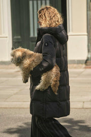Nova Square Daunenmantel | Dunkelgrau | Jacke von Mos Mosh
