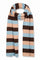 Auri Striped Scarf | Blue