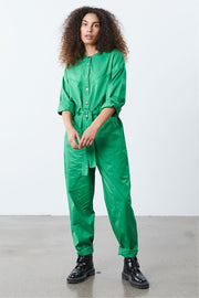 Yuko Jumpsuit | Green | Buksedragt fra Lollys Laundry