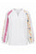 Leni Long-Sleeve Shirt With Embroidery | White