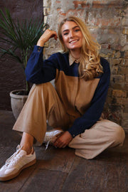 Corduroy Wide Pants | Sand | Bukser fra Liberté