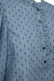 Dina Blouse 206719 | Vintage Indigo Melange | Bluse fra Freequent