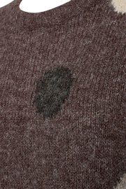 Louisa Pullover 202238 | Coffee Bean Mel W Moonb Mel | Strik fra Freequent