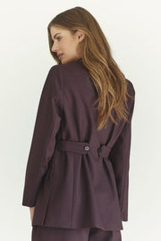 Almira Fitted Blazer 30365 | Plum | Blazer fra Co'couture