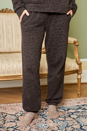 Dea Sweat Pant | Dark Leopard | Bukser fra Black Colour