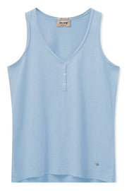 Astin Basic Tank Top | Cashmere Blue | T-shirt fra Mos mosh