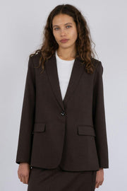 Jarmon Melange Blazer | Mocca Melange | Blazer fra Neo Noir