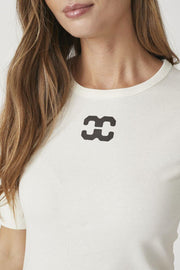 Granny  Logo Tee 33101 | Off white | T-Shirt fra Co'couture