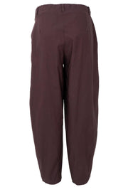 Beverly Barrel Pant | Coffee | Bukser fra Black Colour