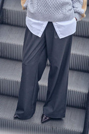Evine Scarla Pant Long | Phantom | Bukser fra Mos Mosh