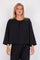 Elio Crepe Blouse | Black | Bluse fra Neo Noir