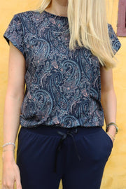 Alma U Tshirt | Night Sky Paisley | T-Shirt fra Liberté