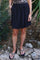 Alma Short Loose Skirt | Black | Nederdel fra Liberté