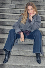Dara Hera Jeans Regular | Dark Blue | Jeans fra Mos Mosh