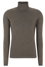 Marla Rollneck Knit | Morel Melange | Strik fra Soft Rebels