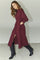 Poppy Shirt Long Dress 36526 | Winered | Kjole fra Co'couture