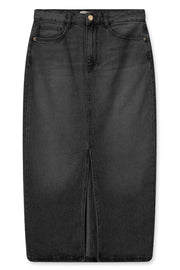 Mella Denim Skirt | Black | Nederdel fra Mos Mosh