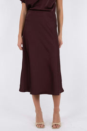 Bovary Skirt | Burgundy | Nederdel fra Neo Noir