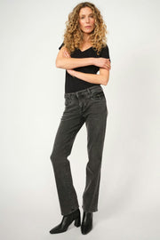 Carla Naomi Deluxe Jeans 32' | Grey | Jeans fra Mos Mosh