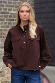 Bianca Blouse 2845 | Bordeaux | Bluse fra Prepair