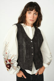 Mysa Popli Shirt | Ecru | Skjorte fra Mos Mosh