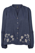 Harriet Blouse 2872 | Blue | Bluse fra Prepair