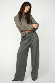 Leslie  Monrose Pant Long | Phantom | Bukser fra Mos Mosh