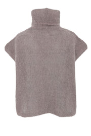 Bjoerk Rollneck Vest | Nougat | Strikket Top fra Black Colour
