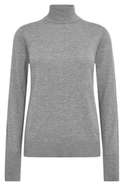 Relena Highneck Knit | Sharkskin | Strik fra Mos Mosh