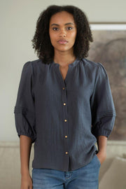 Harriet Blouse 2784 | Blue | Bluse fra Prepair