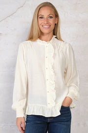 Gaya Blouse | Off White | Bluse fra Prepair