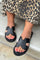 Ivy Leather Slippers | Sort | Slippers fra Copenhagen Shoes
