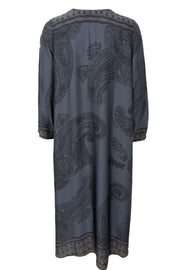 Jasmine Long Dress | Midnight Grey | Kjole fra Black Colour