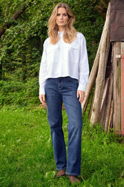 Klara Shirt | Hvid | Skjorte fra French Laundry