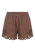 Trixie Lace Shorts | Coffee