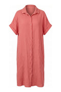 Shelley Shirt Dress | Coral – nedsat