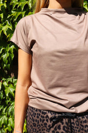 Alma Top | Light Fossil | T-shirt fra Liberté